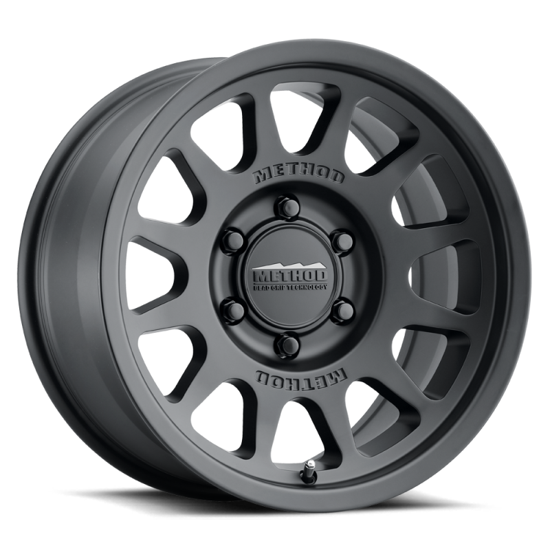 Method MR703 16x8 0mm Offset 6x5.5 106.25mm CB Matte Black Wheel