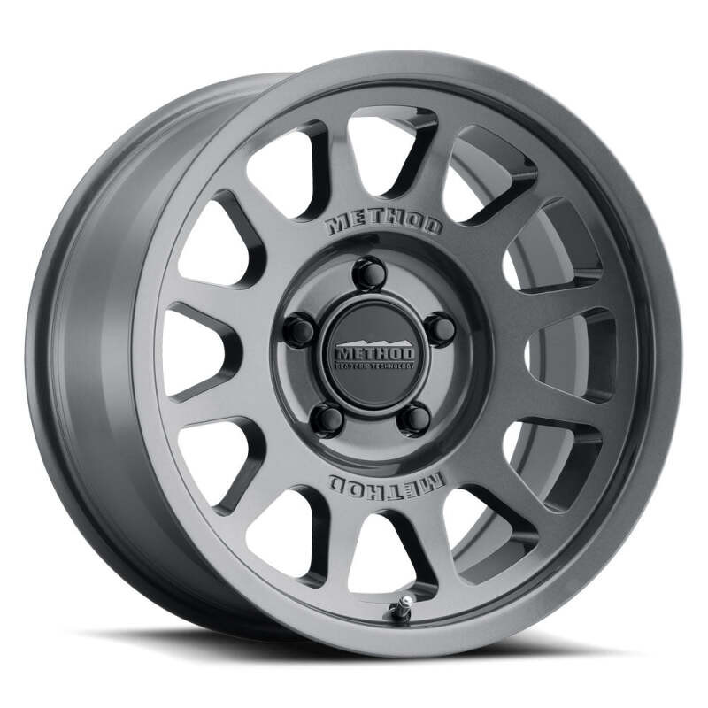 Method MR703 17x9 / -12mm Offset / 106.25mm Bore / 6x5.5 BP / 4.8in BS - Gloss Titanium Wheel