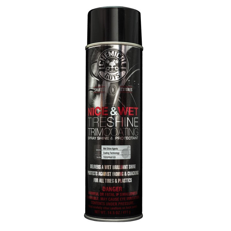 Chemical Guys Nice & Wet Tire Shine Protective Coating for Rubber/Plastic (Aerosol)