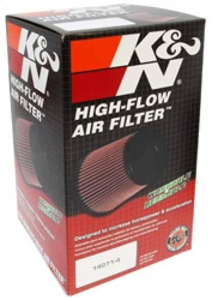 K&N Universal Clamp-On Air Filter 4-1/2in FLG / 5-7/8in B / 4-1/2in T / 8-3/8in H