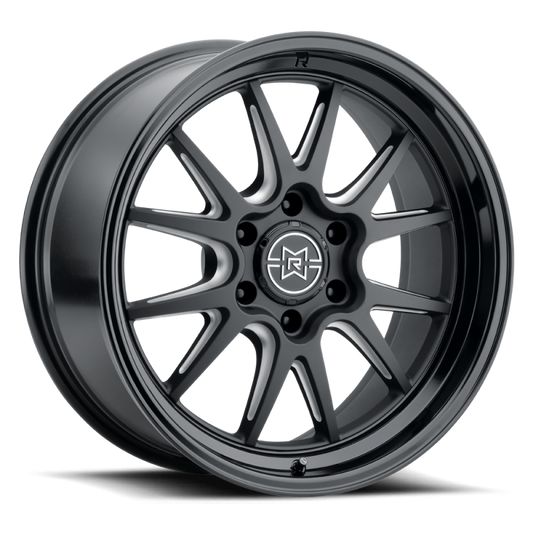 Method Raised MR802 20x10 / 8x170 BP / -18mm Offset / 125mm Bore - Double Black Milled Wheel