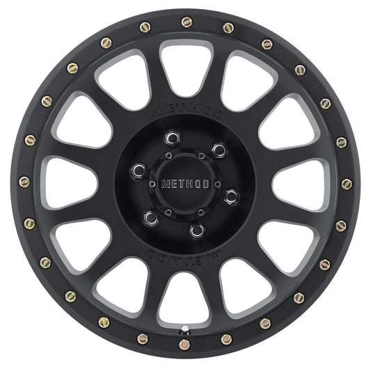 Method MR305 NV 18x9 0mm Offset 6x135 94mm CB Method Matte Black Street Loc Wheel