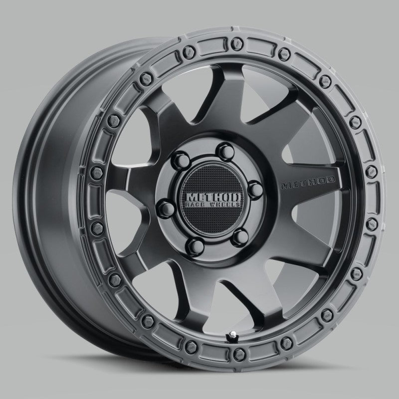 Method MR317 20x9 0mm Offset 6x5.5 106.25mm CB Matte Black Wheel