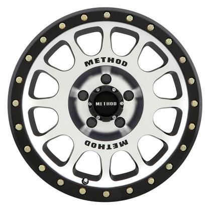 Method MR305 NV 17x8.5 0mm Offset 5x5.5 108mm CB Machined/Black Street Loc Wheel