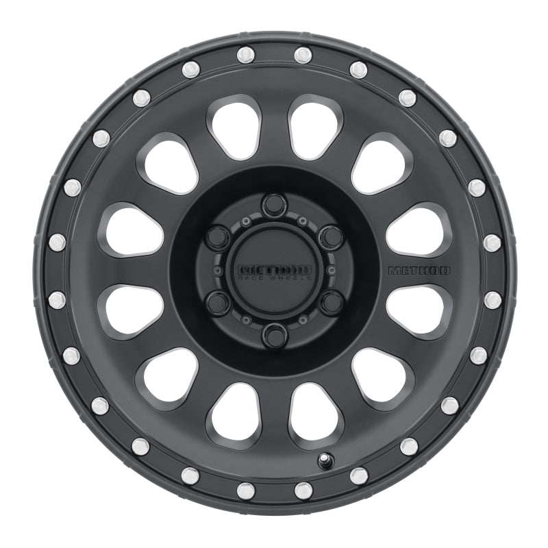 Method MR315 18x9 +18mm Offset 6x5.5 106.25mm CB Matte Black Wheel