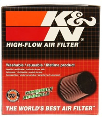 K&N Universal Rubber Filter 4.5in Flange ID / 5.875in Base OD / 5.125in Top OD / 5in Height