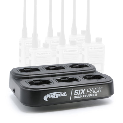 6-Pack Bank Charger for Handheld Radios - RDH16