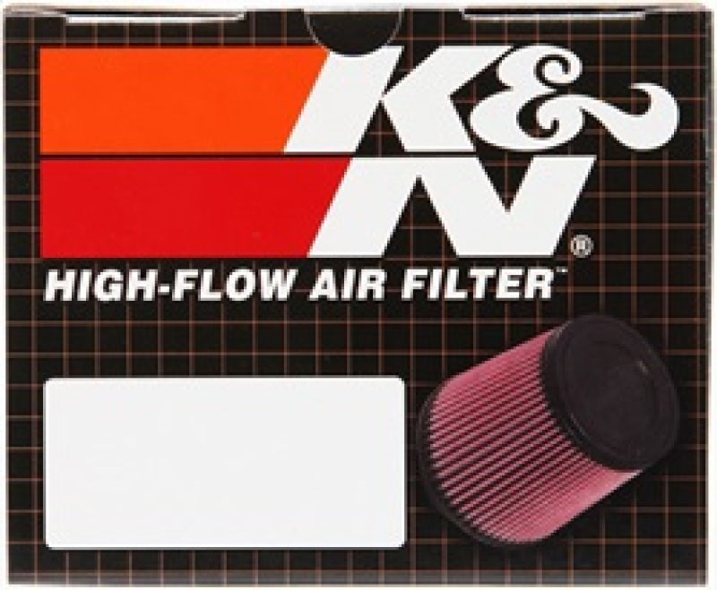 K&N Filter Universal Rubber Filter 3.75in Flange ID / 5.375in Base OD / 4.375in Top OD / 5in Height