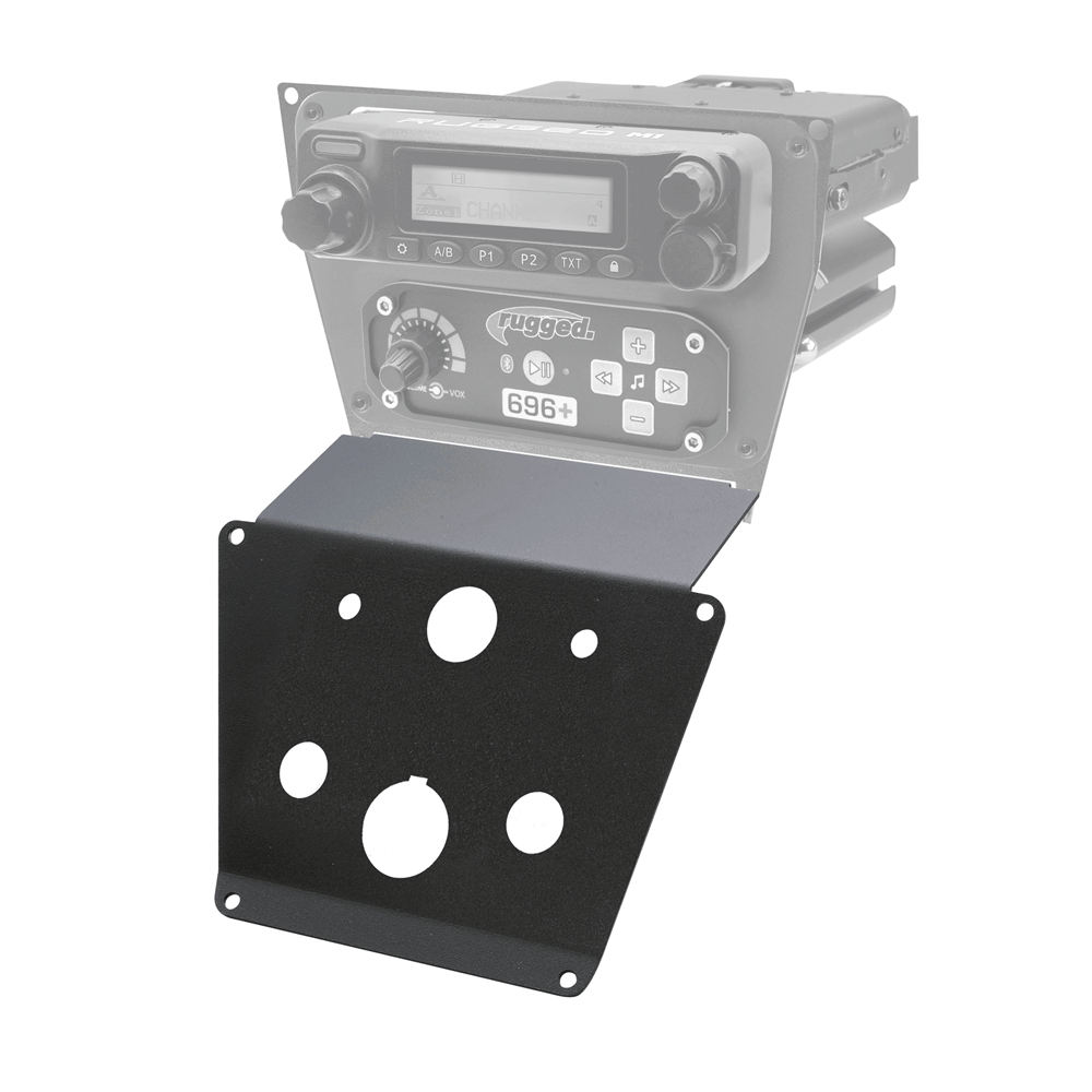 Lower Accessory Panel for Polaris RZR PRO XP RZR Turbo R and RZR PRO R Dash Mount Radio and Intercom - SPOD Touchscreen