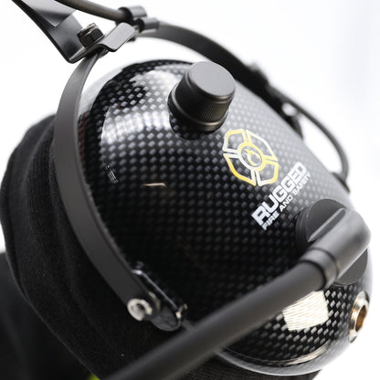 FHS Over-The-Head Fire Safety Industrial Headset - With Mic On/Off Button / No Cable