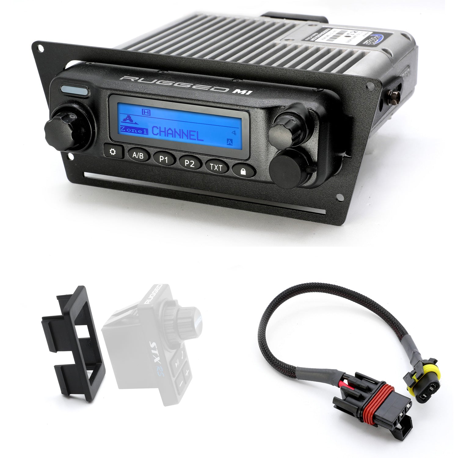 2025 Polaris RZR Pro XP Pro R and Pro S - Complete Communication Kit with Bluetooth Intercom and 2-Way Radio - STX Stereo Remote Head / M1 VHF Business Band