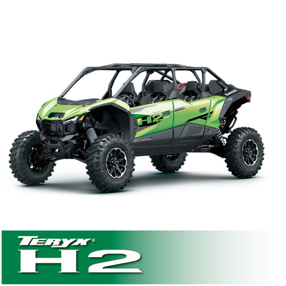 Kawasaki Teryx4 and Teryx5 H2 Complete Communication Kit with Bluetooth Intercom and 2-Way Radio - STX Stereo Remote Head / G1 GMRS