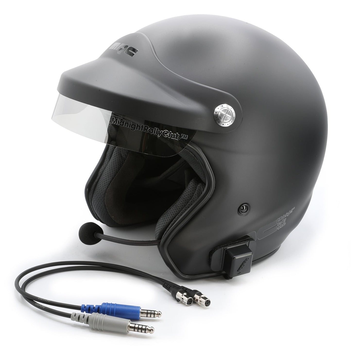 MRC Grudge Open Face Helmet - UTV Play Helmet - Small / Wired