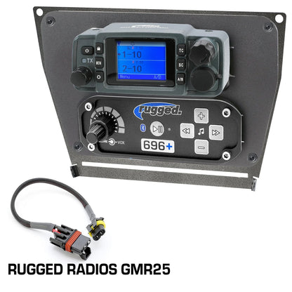 Polaris RZR PRO XP RZR Turbo R and RZR PRO R Dash Mount Radio and Intercom - Rugged M1/G1/G4/RM45/RM60/GMR45