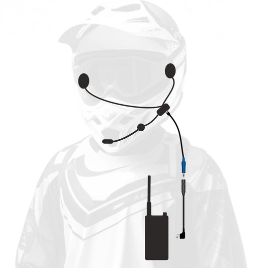 ENDURO Moto Kit -  Includes Helmet Kit and Compact Harness Cable - GMR2 PLUS