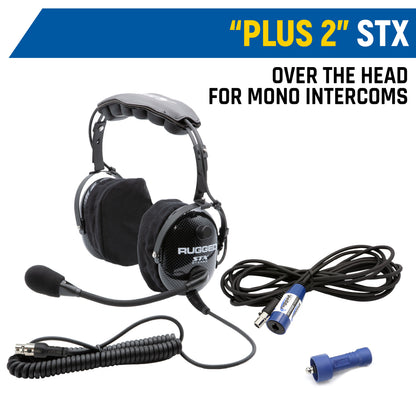 Rear Seat Expansion Kit with Helmet Kits or Headsets - STX Stereo / AlphaBass Headset - Behind the Head