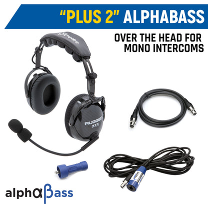 Rear Seat Expansion Kit with Helmet Kits or Headsets - Offroad Mono / AlphaBass Headset - Behind the Head