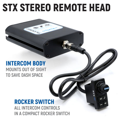 Honda Pioneer Complete Communication Kit with Bluetooth Intercom and 2-Way Radio - STX Stereo Remote Head Intercom / M1 VHF Business Band