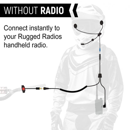SUPER SPORT Complete Motorcycle Communication Kit with Lightweight SPORT Cables - R1