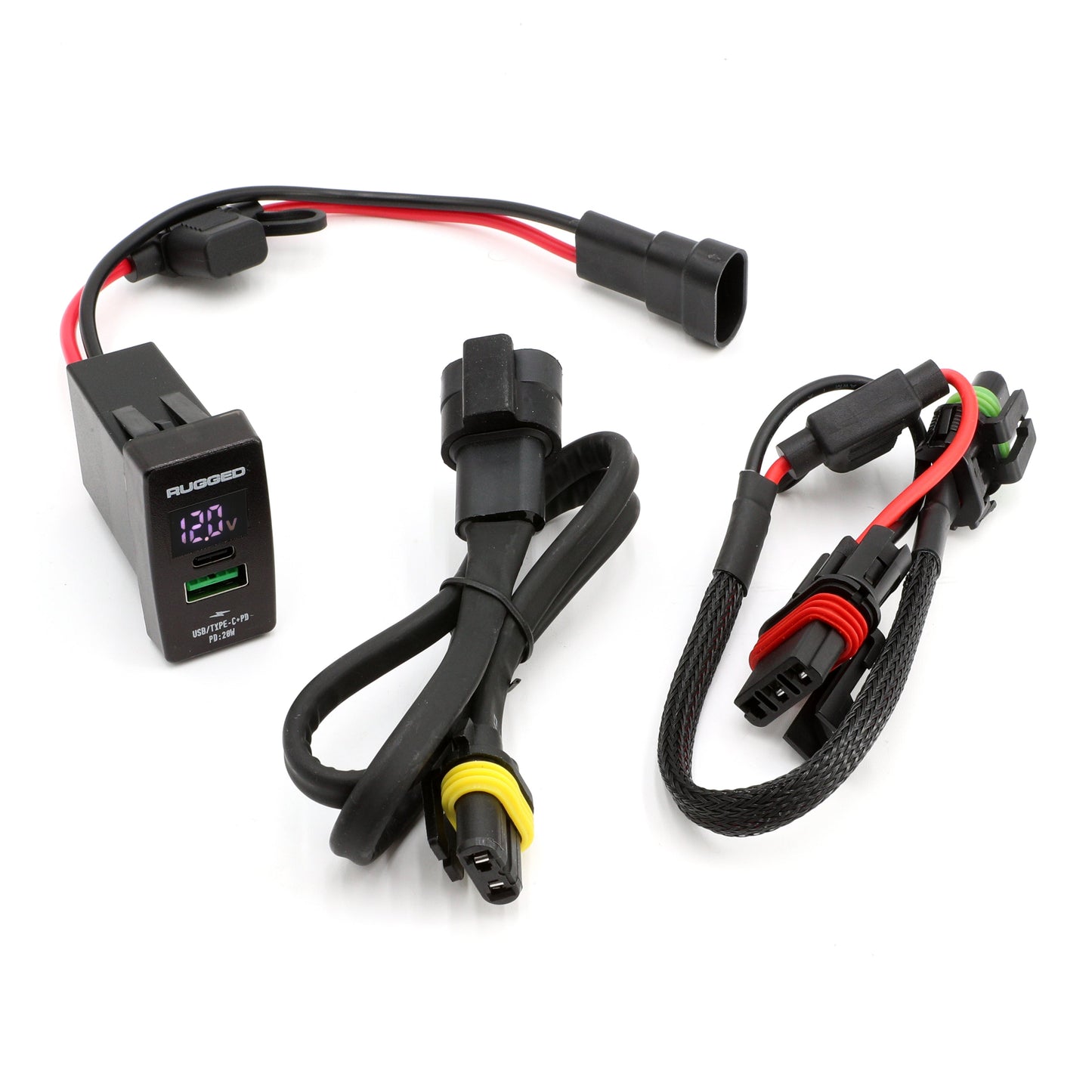 USB Rocker Switch Hub Kit for UTV Pulse Bars