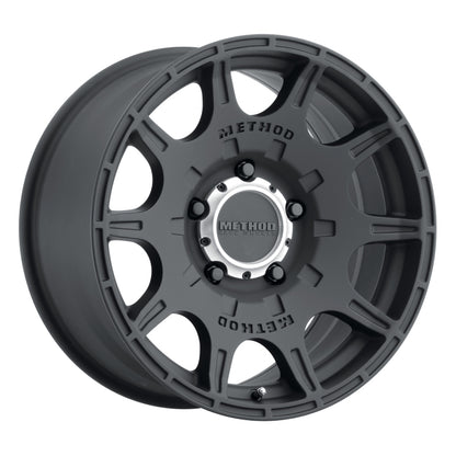 Method MR308 Roost 17x8.5 0mm Offset 5x5 71.5mm CB Matte Black Wheel