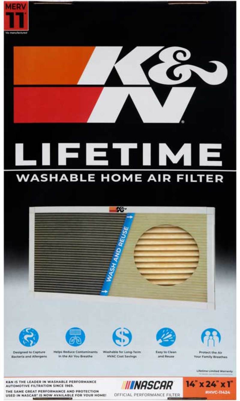 K&N HVAC Filter - 14 X 24 X 1