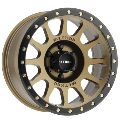 Method MR305 NV 18x9 0mm Offset 6x135 94mm CB Method Bronze/Black Street Loc Wheel