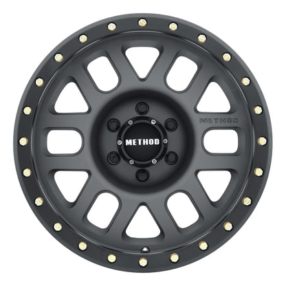 Method MR309 Grid 17x8.5 0mm Offset 6x135 94mm CB Titanium/Black Street Loc Wheel