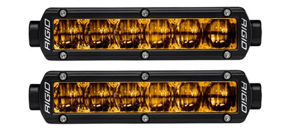 Rigid Industries 6in SR-Series Pro Dot / SAE Fog Lights (Pair) - Selective Yellow