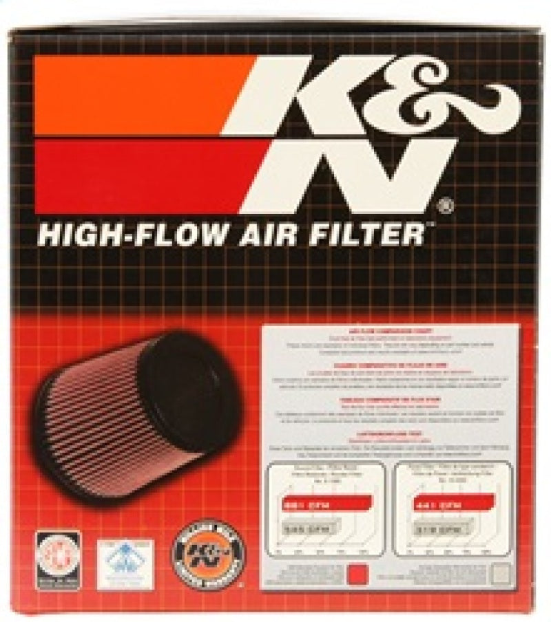 K&N Filter Universal Rubber Filter 3.5in Flange ID x 5in OD x 5.625in H