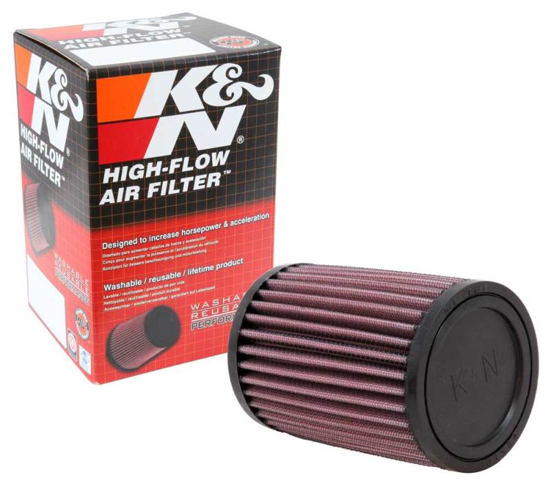 K&N Filter Universal Rubber Filter - Round Straight 3.5in Base OD x 3.5in Top OD x 5in H