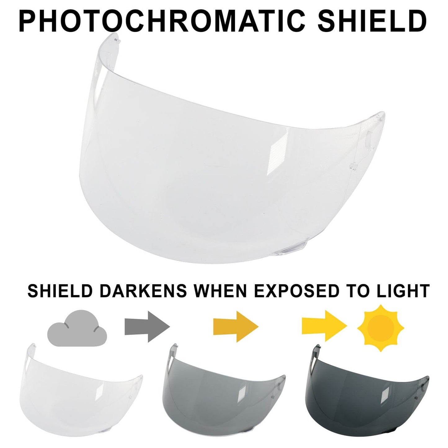 MRC Helmet Replacement Face Shields - Clear