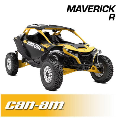 Can-Am Maverick R Complete Communication Kit with Rocker Switch Bluetooth Intercom and 2-Way Radio - 696 PLUS Remote Head / M1 VHF Business Band / Dash Mount