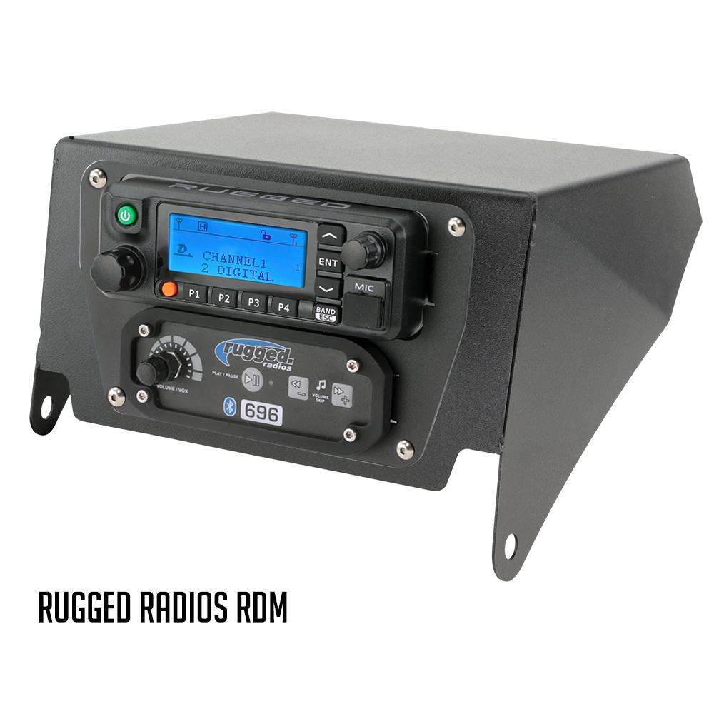 Can-Am X3 Multi-Mount Kit - Top Mount - for Rugged UTV Intercoms and Radios - Rugged M1/G1/G4/RM45/RM60/GMR45 with Switch Holes