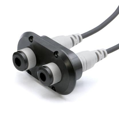 Dual Headset / Helmet Jack Flush Mount - Offroad