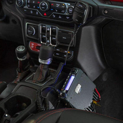 Mobile Radio Mount for Jeep JL JT and Gladiator Passenger Side Interior