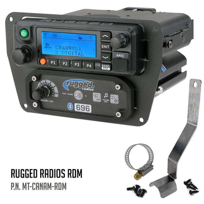 Can-Am Commander Intercom and Radio Mount - Kenwood TK7360