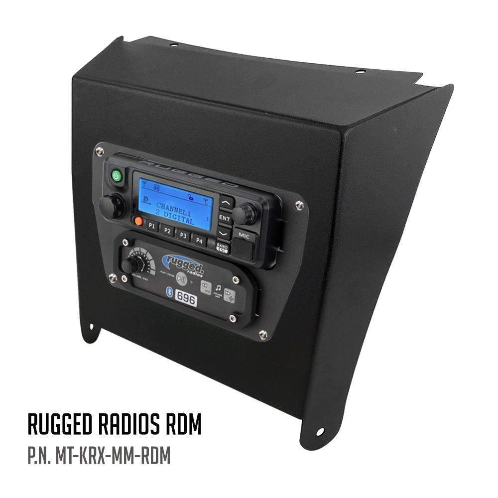 Kawasaki KRX Multi-Mount Kit for Rugged Mobile Radios and Intercom - Rugged GMR25