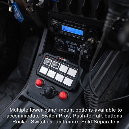 Polaris RZR PRO XP - Turbo R - Pro R - Complete Communication Kit with Bluetooth Intercom and 2-Way Radio - STX Stereo Remote Head / M1 VHF Business Band / Radio Side Mount
