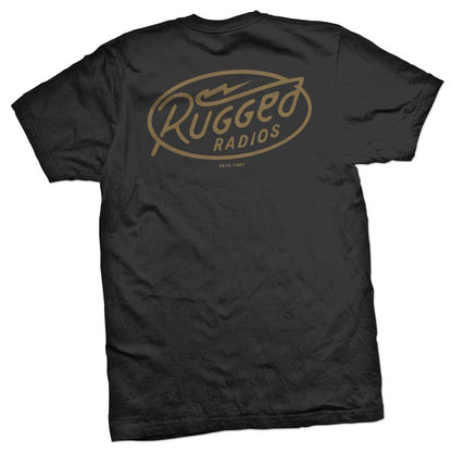 Rugged Radios BOLT T-Shirt - Black - Medium