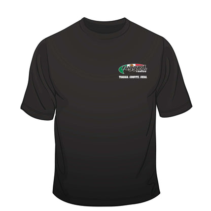 Rugged Radios MEXICAN FLAG T-Shirt - Black - Large