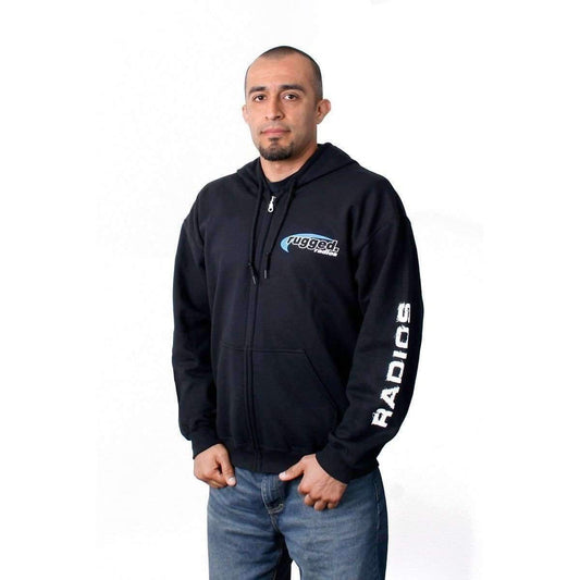 Rugged Radios Zip-Up Hoodie - Small