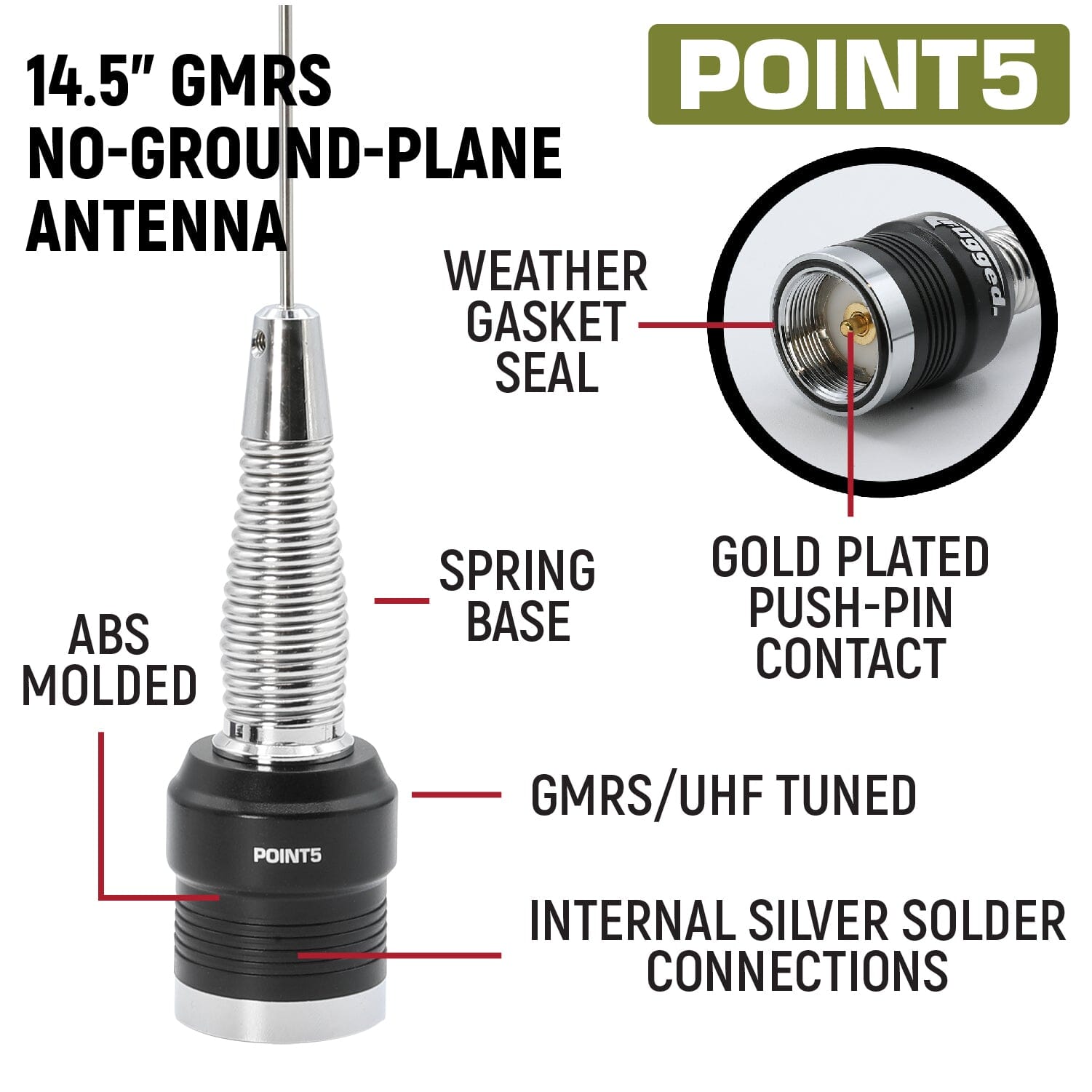 Toyota Tundra Two-Way GMRS Mobile Radio Kit - GMR25 Waterproof