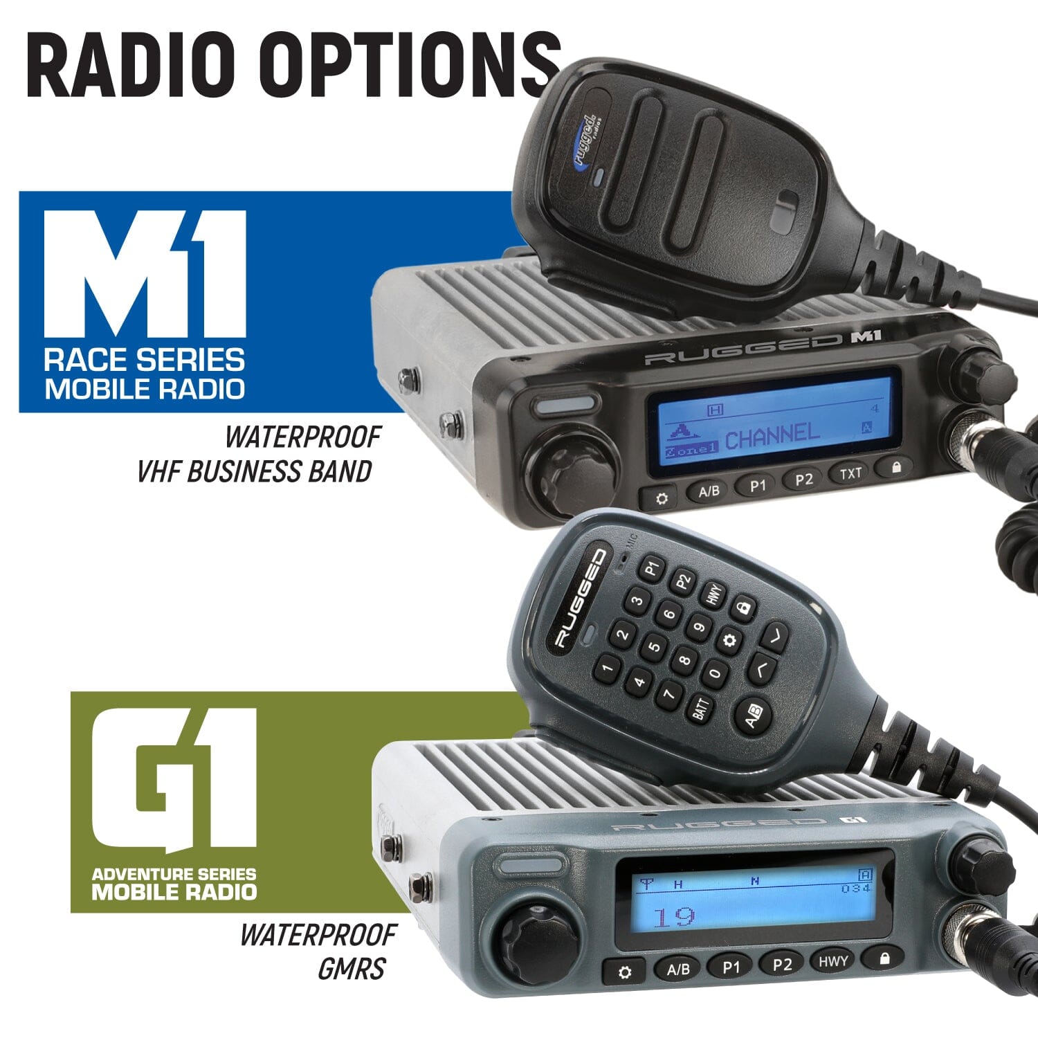 Yamaha Wolverine RMAX Complete Communication Kit with Rocker Switch Bluetooth Intercom and 2-Way Radio - STX Stereo Remote Head / G1 GMRS