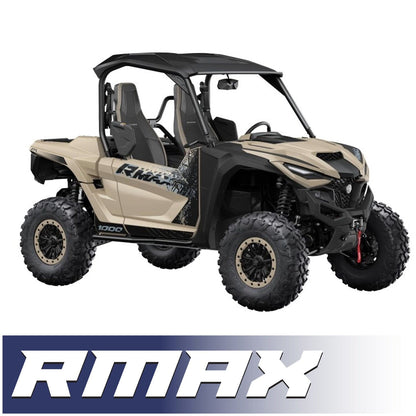 Yamaha Wolverine RMAX Complete Communication Kit with Rocker Switch Bluetooth Intercom and 2-Way Radio - STX Stereo Remote Head / G1 GMRS