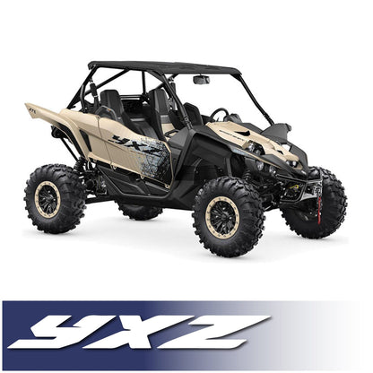 Yamaha YXZ 1000R Complete Communication Kit with Bluetooth Intercom and 2-Way Radio - 696 PLUS / G1 GMRS